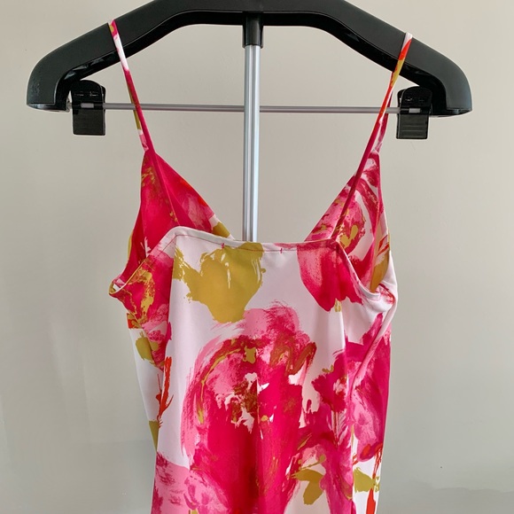 Renee C Floral Print Cowl Neck Camisole - Picture 6 of 8